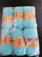 Scheepjes Softfun katoen garen kleur licht blauw, Hobby en Vrije tijd, Breien en Haken, Ophalen of Verzenden, Nieuw, Breien of Haken