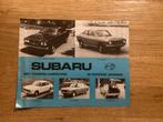 Subaru 1400 Leaflet Europese Japanner, Ophalen of Verzenden, Gelezen
