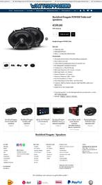 Rockford Fosgate POWER T1682 6x8" speakers ovaal, Auto diversen, Autospeakers, Audio Design, Nieuw, Am Breilingsweg 3, 76709 Kronau, Duitsland
