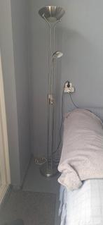 Chroom vloerlamp met nieuwe lamp erin, Ophalen, Zo goed als nieuw