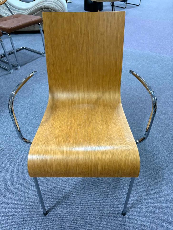 4 Crassevig Design Stoelen - Made in Italy, Huis en Inrichting, Stoelen, Gebruikt, Vier, Hout, Overige kleuren, Ophalen