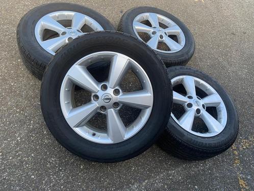 nissan Qashqai velgen 17 inch met zomerbanden 2156017, Auto-onderdelen, Banden en Velgen, Velg(en), 17 inch, Personenwagen, Gebruikt