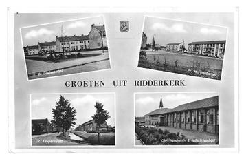 975728 Ridderkerk ZH 1954 Gelopen met postzegel beschikbaar voor biedingen
