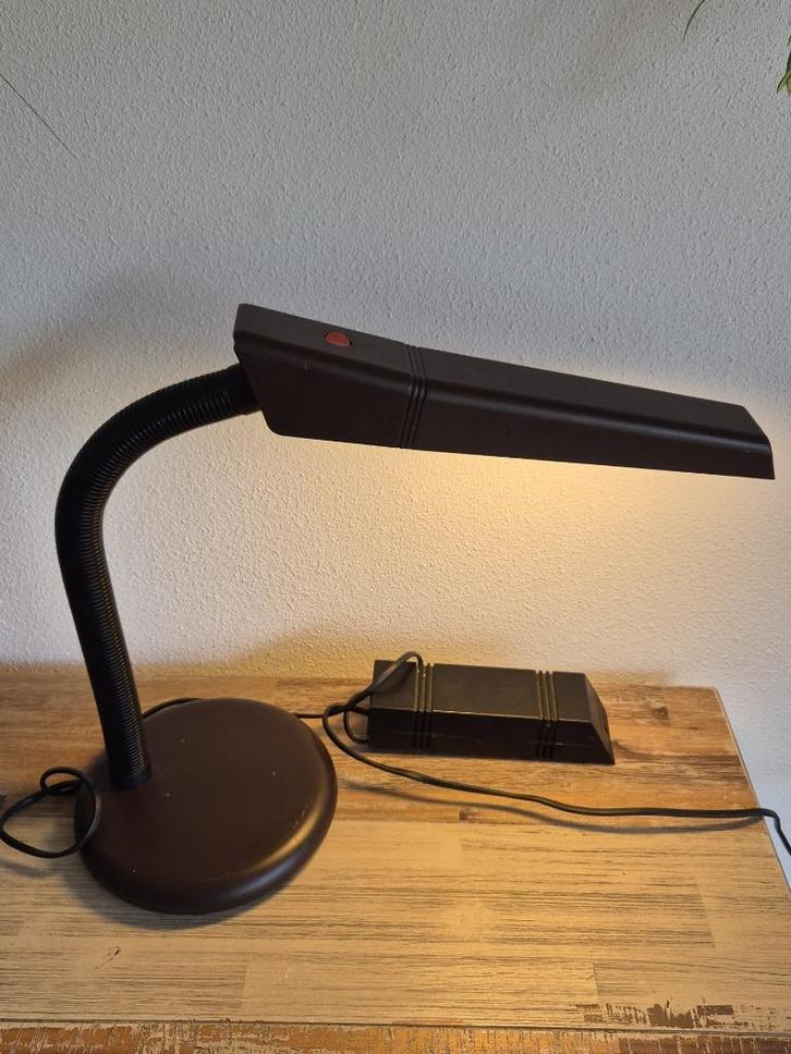 Vintage - Bureaulamp - TL Lamp - Tafellamp - merk Massive., Huis en Inrichting, Lampen | Tafellampen, Gebruikt, Minder dan 50 cm