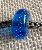 Trollbeads Trollbead Silverspoor Blauw, Sieraden, Tassen en Uiterlijk, Bedels, Verzenden, Nieuw, Glas of Kristal, Trollbeads