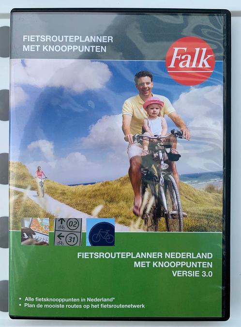 Fietsrouteplanner Falk 3.0 – Nederland – navigatie & kaart, Cd's en Dvd's, Dvd's | Documentaire en Educatief, Zo goed als nieuw