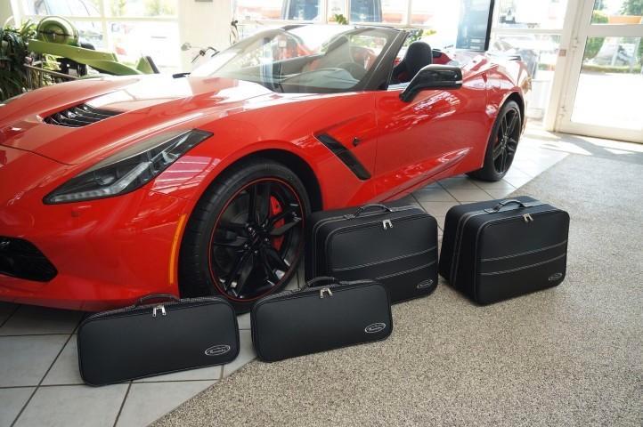 Roadsterbag kofferset/koffer Chevrolet Corvette C7 Cabrio, Auto diversen, Auto-accessoires, Nieuw, Verzenden