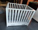 Witte TWF box 100 x 80 x 85 met lade, matras en boxkleed, Kinderen en Baby's, Boxen, Ophalen, Gebruikt, Rechthoekig, In hoogte verstelbaar