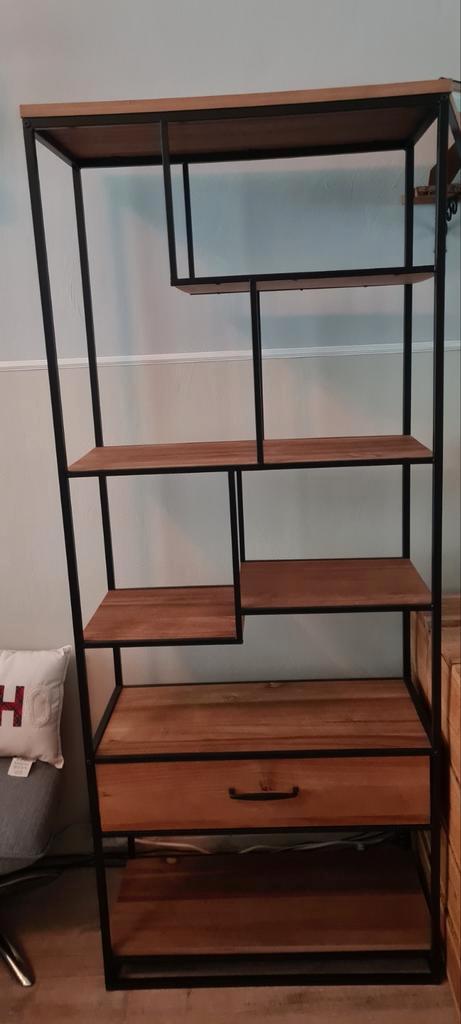 Stijlvolle open kast met lade, Huis en Inrichting, Kasten | Boekenkasten, Zo goed als nieuw, 50 tot 100 cm, 150 tot 200 cm, 25 tot 50 cm