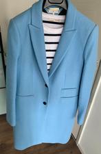 Tommy Hilfiger mantel klassiek wollen jas lichtblauw maat 38, Maat 38/40 (M), Blauw, Nieuw, Ophalen of Verzenden