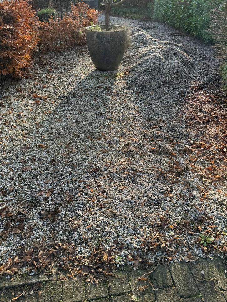 Grind, Tuin en Terras, Grind, Keien en Split, Gebruikt, Grind, Wit, Overige materialen, Ophalen