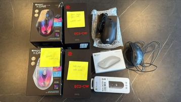 Diverse Gaming- en Office Muizen – Los of als Set beschikbaar voor biedingen