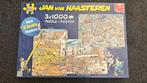 Jan van Haasteren 3x1000 olympics ny marathon united europe, Ophalen of Verzenden, 500 t/m 1500 stukjes, Zo goed als nieuw, Legpuzzel