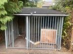 Honden kennel / buitenren met nachthok, Ophalen, Zo goed als nieuw, 110 cm of meer, 100 cm of meer