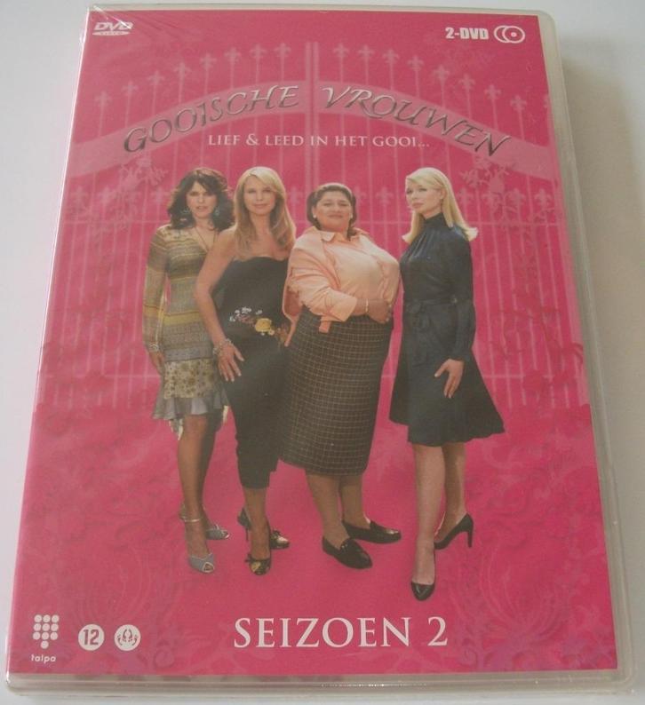 Dvd *** GOOISCHE VROUWEN *** 2-Disc Boxset Seizoen 2 *NIEUW*, Cd's en Dvd's, Dvd's | Nederlandstalig, Nieuw in verpakking, Tv fictie