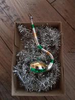 Antieke kerstbal pijp kerst ornament, Diversen, Kerst, Ophalen of Verzenden