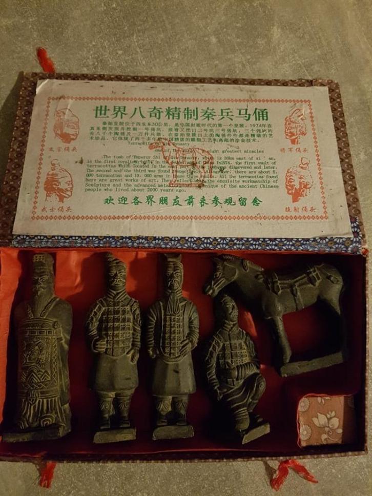 Chinese Terra Cotta krijger replica beelden, Antiek en Kunst, Kunst | Niet-Westerse kunst, Verzenden