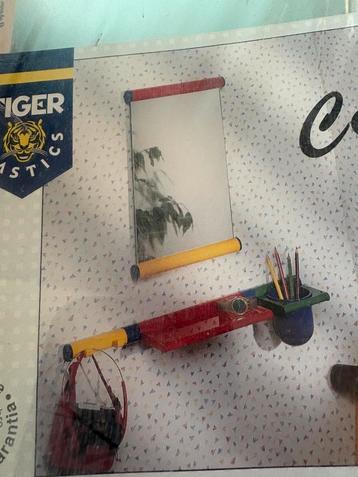 Vintage Tiger spiegel wandset Memphis stijl retro beschikbaar voor biedingen