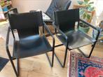 4 stoelen - buizenframe met leer - Mart Stam Bauhaus design, Huis en Inrichting, Stoelen, Vier, Buizenframe Thonet, Gebruikt, Leer