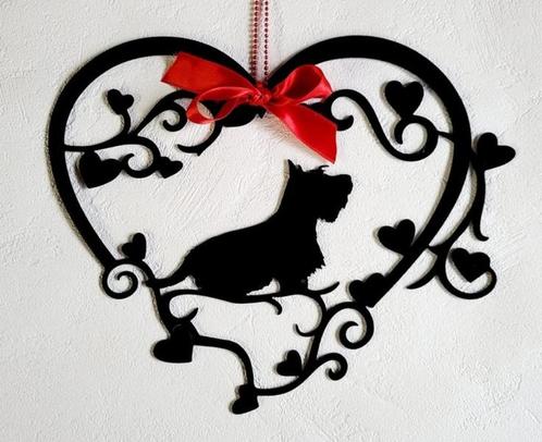 Krulhart met hond of ander dier, Huis en Inrichting, Woonaccessoires | Wanddecoraties, Nieuw, Ophalen of Verzenden
