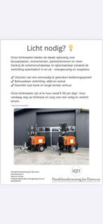 Mobiele Lichtmast te Huur - Ideaal voor Evenementen!, Zakelijke goederen, Machines en Bouw | Overig, Ophalen