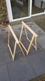2 gebruikte houten schagen, Doe-het-zelf en Verbouw, Steigers, Ophalen of Verzenden, Zo goed als nieuw, Overige typen, Minder dan 2 meter
