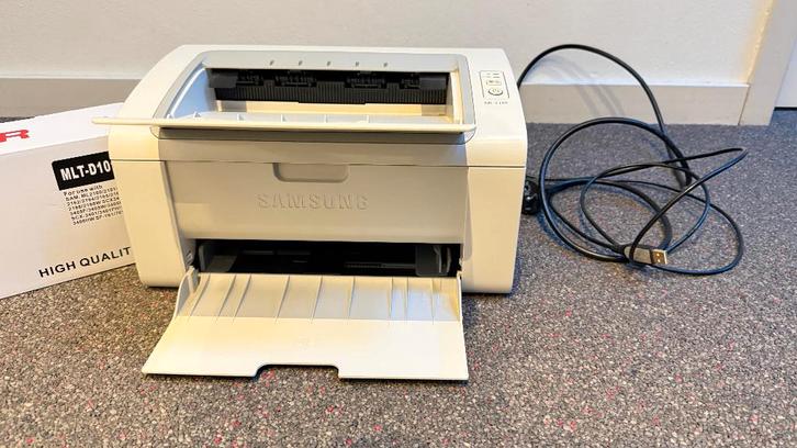 Samsung laserprinter ML-2165, Computers en Software, Printers, Gebruikt, Printer, Laserprinter, Zwart-en-wit printen, Ophalen