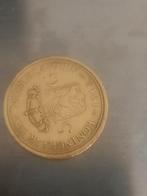 Gouden vijfje ècht goud 1912 kort haar, Ophalen of Verzenden, Goud, Goud