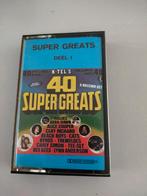 K- Tel's 40 Super Greats, Cd's en Dvd's, Cassettebandjes, Ophalen of Verzenden, Zo goed als nieuw, Pop, 1 bandje