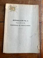 Nederlands Voorschrift Proefneming Vickers No.2 mitrailleur, Verzamelen, Militaria | Tweede Wereldoorlog, Ophalen of Verzenden