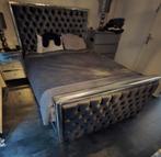 Bed, Ophalen of Verzenden, Tweepersoons, Hout, 160 cm