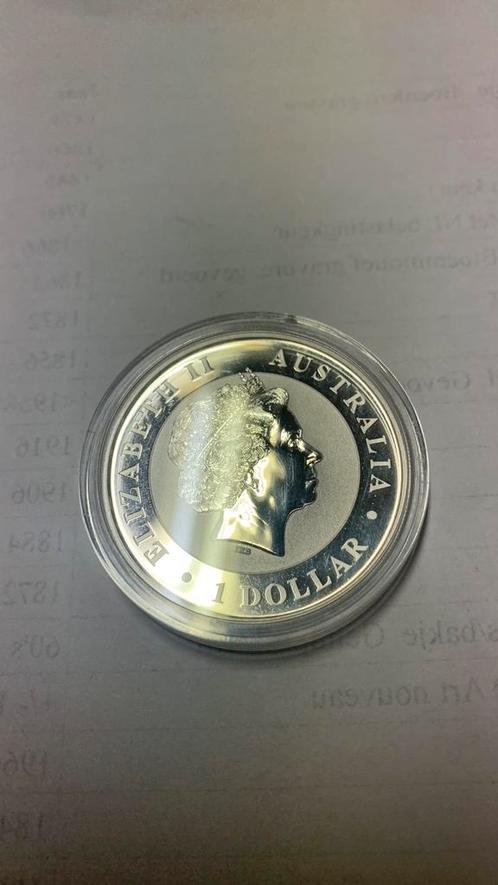 1 dollar australie 1 oz, Postzegels en Munten, Edelmetalen en Baren, Zilver, Verzenden