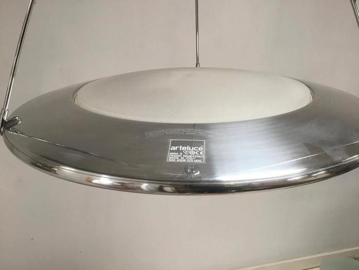 Arteluce atomic space chroom disc lamp Mira "C", Huis en Inrichting, Woonaccessoires | Etagères, Zo goed als nieuw, Ophalen
