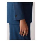 Knox Crosshatch Dames Blazer - ma, Maat 38/40 (M), Blauw, https://jigsawonlineuk.zendesk.com/hc/en-gb/requests/new, Nieuw