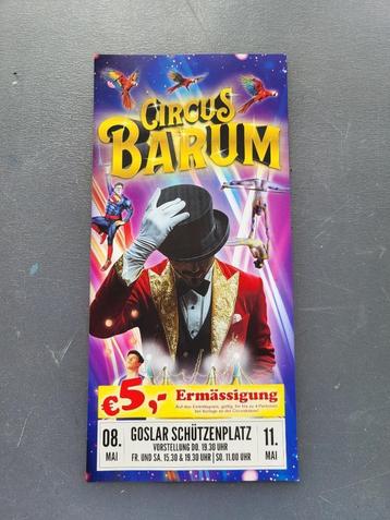 Circus/ poster Circus Barum 2025/ fam. Lauenburger. beschikbaar voor biedingen