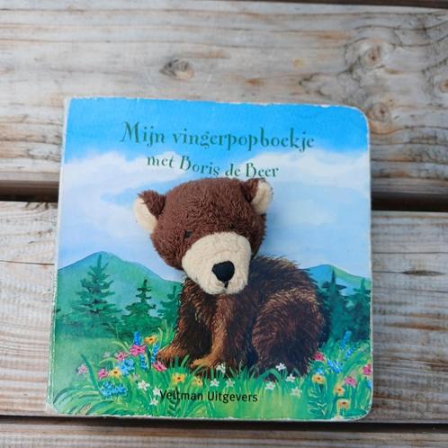 Mijn vingerpopboekje met Boris de Beer, Boeken, Kinderboeken | Baby's en Peuters, Gelezen, 6 tot 12 maanden, Uitklap-, Voel- of Ontdekboek