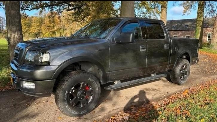Ford F150 FX 2004, Auto's, Bestelauto's, Bedrijf, Ford, LPG, Automaat, Geïmporteerd, Zwart, Zwart, Leder, Vierwielaandrijving