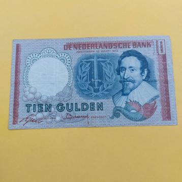 10 gulden biljet Hugo de Groot uit 1953 in ZF
 beschikbaar voor biedingen