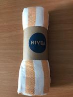 Nivea oranje-wit gestreepte stranddoek, Overige typen, Nieuw, Oranje, Ophalen of Verzenden