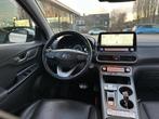 Hyundai Kona EV Premium 64kWh 3-Fase | Leer | Navi, Auto's, Hyundai, Gebruikt, Wit, Leder, 204 pk