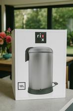 RVS pedaalemmer Rixx 12L – stijlvol en compact, Ophalen of Verzenden, Nieuw, Rvs, Minder dan 50 cm