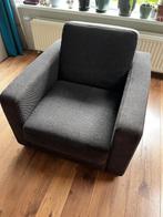 stoel / fauteuil Goossens N-Joy / stoel - antraciet/bruin, Ophalen, Hout, Gebruikt, Stijlvol landelijk