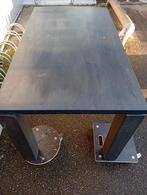 Houten Eettafel 80x140 cm - Industrieel zwart, Huis en Inrichting, Tafels | Eettafels, Ophalen, Gebruikt, 100 tot 150 cm, 50 tot 100 cm