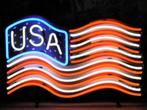 USA vlag decoratie neon en veel andere reclame neons, Neon, Lichtbak of (neon) lamp, Nieuw, Ophalen of Verzenden