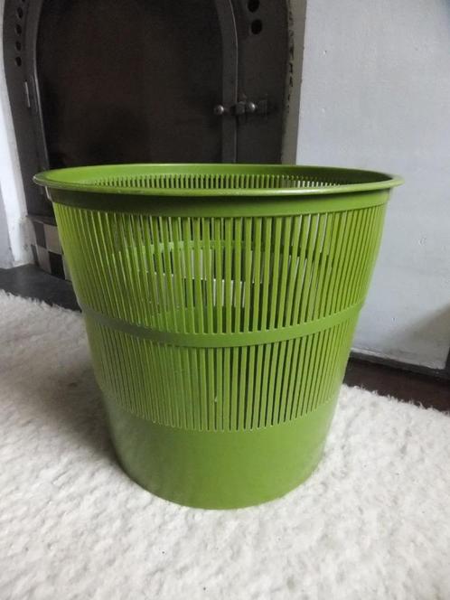 vintage prullenbak, leuke bloempot XXL, grote jungle planten, Huis en Inrichting, Woonaccessoires | Overige, Ophalen