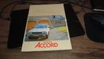 Folder HONDA  ACCORD, Verzenden, Gelezen, Honda