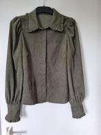 Legergroen dames rib blouse maat M My Jewellery, Kleding | Dames, Blouses en Tunieken, Maat 38/40 (M), My Jewellery, Ophalen of Verzenden