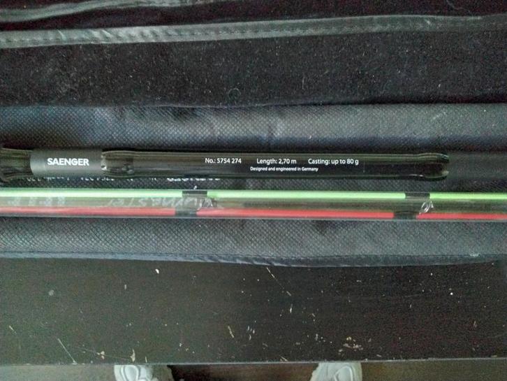 Saenger Tele pieker 80 feeder hengel, Watersport en Boten, Hengelsport | Witvissen, Nieuw, Werphengel, Ophalen