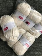 7 bollen phildar ‘castel’ wol / breigaren kleur ecru met wol, Ophalen of Verzenden, Zo goed als nieuw, Breien of Haken, Wol of Garen