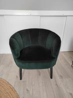 Zo goed als NIEUW: groene velvet fauteuil!, Huis en Inrichting, Zo goed als nieuw, Ophalen